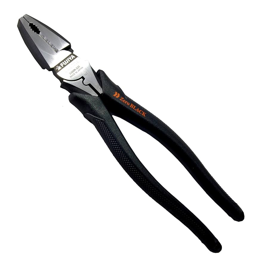mina　1011 FUJIYA Tools, 3300N-225, High Leverage Lineman's Pliers